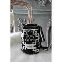 [패키지] 모칠라백 DIY 미디움사이즈/미니백/와유백/모칠라백/뜨개가방/코바늘가방/숄더백/, 그레이웨이브