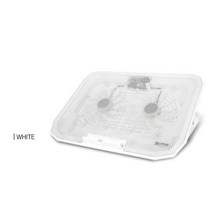 맥미니 누워서침대책 게이밍 노트북 발열쿨러 쿨링팬 패드 휴대용 세로 거치대, 화이트 색상