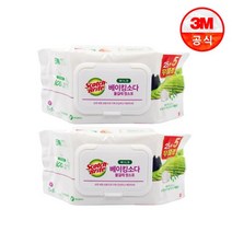 3M 표준형 베이킹소다 물걸레 청소포 50매+10매 증정, 단품, 단품