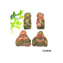 부처님 부처 자연 치유 크리스탈 스톤 조각 Maitreya Fengshui 동상 공예 비즈 Reiki 석영 차크라 홈 인테리어127076, 20Pcs, Unakite