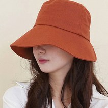 이코마켓 국산 데일리 탄탄린넨 버킷햇 챙넓은 벙거지 벨크로모자
