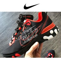 나이키 리액트 엘리먼트 55 EOS 스크립트 스우시 스케치 남성 운동화 검빨 CK9285-001