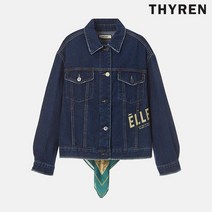 티렌 스카프 레이어드 데님 자켓 T193PWN721