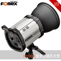 [오빠네사진관] FOMEX 할로겐조명 H1000 지속광조명(헤드) - 사진조명 영상조명 촬영조명, 1개, H1000(+스탠드포함)