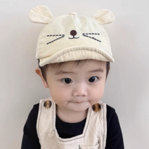 블랙체리 유아동 고양이 볼캡