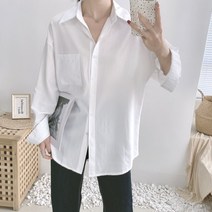 TQ 여자 루즈핏 포켓 롱 셔츠 TQ626
