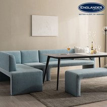 찰스 리버서블 세라믹 6인식탁(3인소파+1인소파+코너형소파), 식탁:양면세라믹|소파색상:오트밀좌형