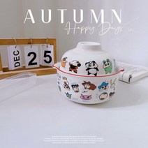 짱구 식기세트 라면 그릇+수저 숟가락 포크, B, 그릇