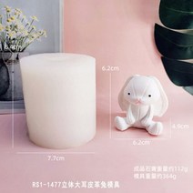 곰돌이몰드 실리콘몰드제작 크리에이티브 가죽 곰 토끼 모양 실리콘 양초 금형 동물 인형 석고 공예 비누 만들기 수제 용품 홈 장식110319, Option3