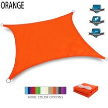 테라스 썬룸 전원 주택 고정식 캐노피 어닝 지붕재 한국 자바라 텐트 천막 여름 야외, 200cm x 500cm, 오렌지