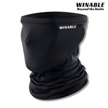 윈어블 자외선차단 러닝 라이딩 골프 얼굴햇빛가리개 여성 남성 쿨 자전거 냉감 운동 프리미엄 마스크, 라이딩마스크(일반블랙)