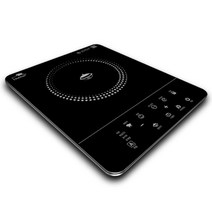 인덕션 1구 이동식 고화력 저소음 미니 휴대용 전기렌지 고화력 튀김 자동불조절 안전잠금 넘침방지 국산 6가지요리자동조리기능 캠핑 차박 빌트인겸용 자가설치 2021년품질우수상품 쉐프, 블랙