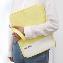 PANTONE 팬톤 13인치 노트북 파우치, 옐로우