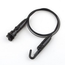 철물백화점액자걸이모음전액자레일와이어액자걸이픽쳐레일, B2 원터치 강력잠금(소) 블랙, 1개