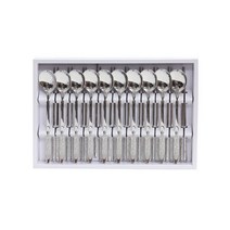 키친아트 나리 샌딩 광 수저세트 10P 10인용수저세트, 단일사이즈