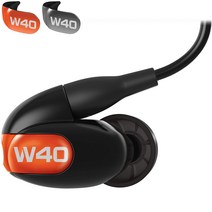 Westone 웨스턴 W40 ​​유니버설 이어폰 MMCX 유선 및 블루투스 케이블 포함 4 밸런스 도어 매튜 드라이버 IEM WST-W40-2019 디자인