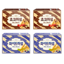 크라운 쵸코하임 142g x 2p + 화이트하임 142g x 2p 세트, 5세트