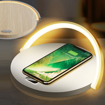 아이폰11 하마다 무선 충전기 스탠드 겸용, 하마다 LED 스탠드 무선충전기, 화이트