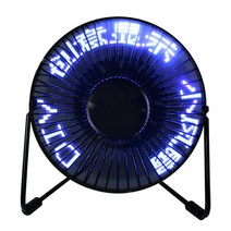 ledusb선풍기 팬시 고백 소형선풍기 스마트 제시계 LED 발광함 미니 DIY 맟춤제작 글자를 고치다 1928537887, 팬시 DIY 가능 컴펄트 블랙