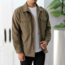 고천 간절기 견장 필드 자켓