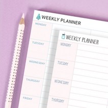 PGM1*^몰옐로그레이 열공모드 위클리 플래너 예쁜 만년 뜯어쓰는 스케줄러 메모지형 디자인 판촉용 선물용^*1췤pgm, *^^옵션*^열공모드_B트리