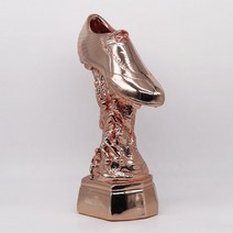 트로피 미니 우승 시상식 졸업 골프 축구 트로피 29cm 높이 축구 상 골드 도금 챔피언 수상 신발 부츠 리, 17 D 3