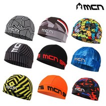MCN 빠른땀흡수 메쉬 스컬캡 자전거모자 25종 모음, 12 카모 블루