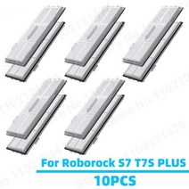 Roborock S7 S70 S75 T7S PLUS 용 먼지통 교체용 부품 쓰레기통 세척 가능 HEPA 필터 로봇 진공 청소기 액세서리, [06] Filter 10PCS, 06 Filter 10PCS