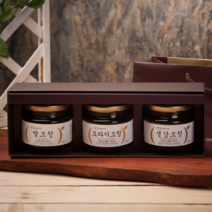 장수이야기 수제 조청 3종 선물세트 - 무조청 도라지 매실 생강, 매실조청, 매실조청, 도라지조청