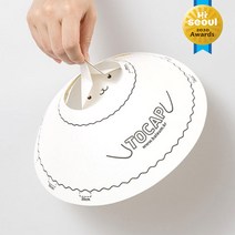 토캡 50매 후라이팬 팬캡 주방 가스렌지 기름튐방지가드 후드 필터 기름튀김방지 프라이팬 덮개 실리콘 손잡이 증정