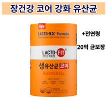 종근당건강 락토핏 생유산균 코어맥스 (1박스당 60포) 정상적인면역기능 장건강 1일1변 변비에좋은음식 예민한 장, 11박스(22개월분)