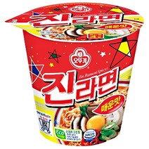 진한국물과 얼큰한 양념의 조화!! 오뚜기 진라면 소컵 매운맛, 20개