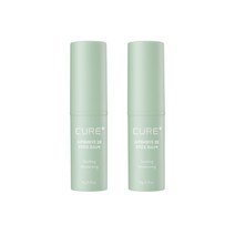 보습케어 김정문알로에 큐어 인텐시브 2X 스틱밤 그린 9g 1+1(1313593), (무료배송)김정문알로에 큐어 인