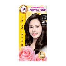 미쟝센 샤이닝 에센스 새치전용 염색제, 4N 짙은갈색, 5개