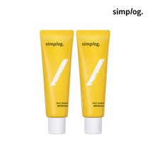 삼진제약 심플로그 데일리 선블럭, 50ml, 2개