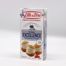 엘르앤비르 엑셀런스 휘핑크림 1L 생크림, 아이스박스 추가, 상세페이지 참조2