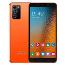 Akozon 언락 휴대폰 노트30 플러스 5.7인치 듀얼 카드 삼성 폰 512MB 4GB 원 클리어런스 대기 스마트폰 (오렌지)