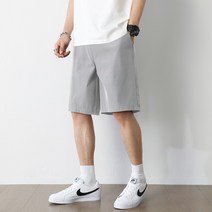 무지 면 5부 남자 반바지 브랜드 일본스타일 트렌디 무지반바지 와이드반바지 캐주얼반바지