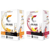 [미국직배]CELSIUS 오렌지 크랜베리레몬 파우더 믹스 타서마시는 가루, 파우더스틱