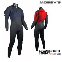 모비스 잠수복 세미드라이슈트 어드밴스 보어 5mm(남성 여성용), 블랙_남-XXL