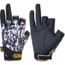 GB-F1011 라이프 골든 글러브 춘추용 까모 사계절 GB낚시장갑, 차콜 M