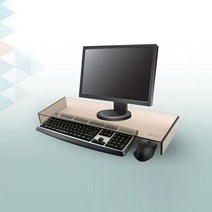 모니터높이조절 모니터마운트 BR 모니터 받침대 강화유리 모니터 거치대