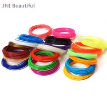 3D 프린터 필라먼트 3d 펜 용 플라스틱 10 미터 pla 1.75mm 3d 프린터 인쇄 재료 압출기 액세서리 부품 투명 흰색 나무, 플라 옐로