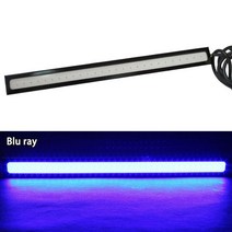 슬레이트지붕 지붕재 양철지붕 자동차 스타일링 LED COB 전구 12V 6000K 화이트 패널 DRL COB LED 인테리어, 02 blue
