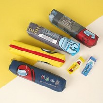 어린이 초등 필통 봉제 학원 미니 필통 어몽어스 캐릭터, 상세페이지 참조