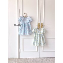 젤리 프릴 원피스 (맘사이즈) 빠빠 / 유아 여아 키즈 엄마랑 딸이랑 여름 원피스 썸머 패턴 드레스