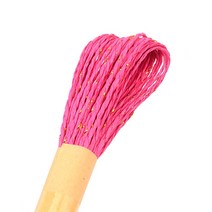 금박 종이끈 지끈 노끈 공예 팔찌 예단 포장 선물 10M, 1개