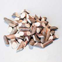 천연나무조각 원통양쪽사선 약200개 자연물 공예 재료