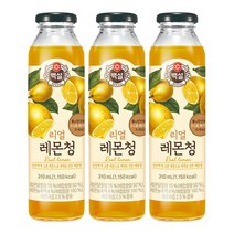 백설 리얼레몬청 310ml 3개, 3개_생강