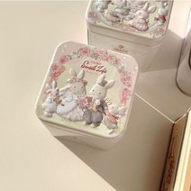웨딩 버니 빈티지 소품 틴 케이스, 2타입 (웨딩)